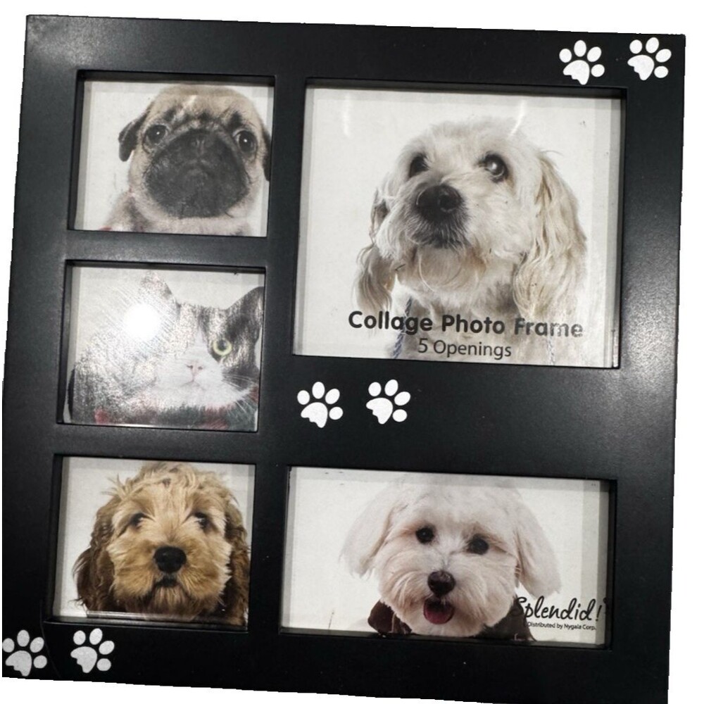 Dog Photo Frame Collage 5 Opening Photo Frame